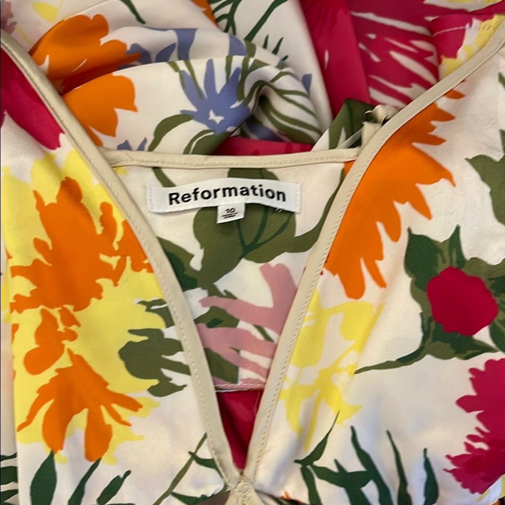 Reformation Floral Dress